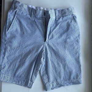 Crewcuts Blue and White Striped Shorts
